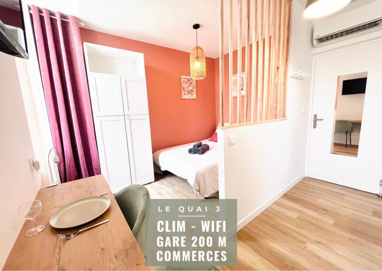 Le Quai 3 - Neuf Lumineux Calme - Clim - Wifi - Gare à 200m * Agen